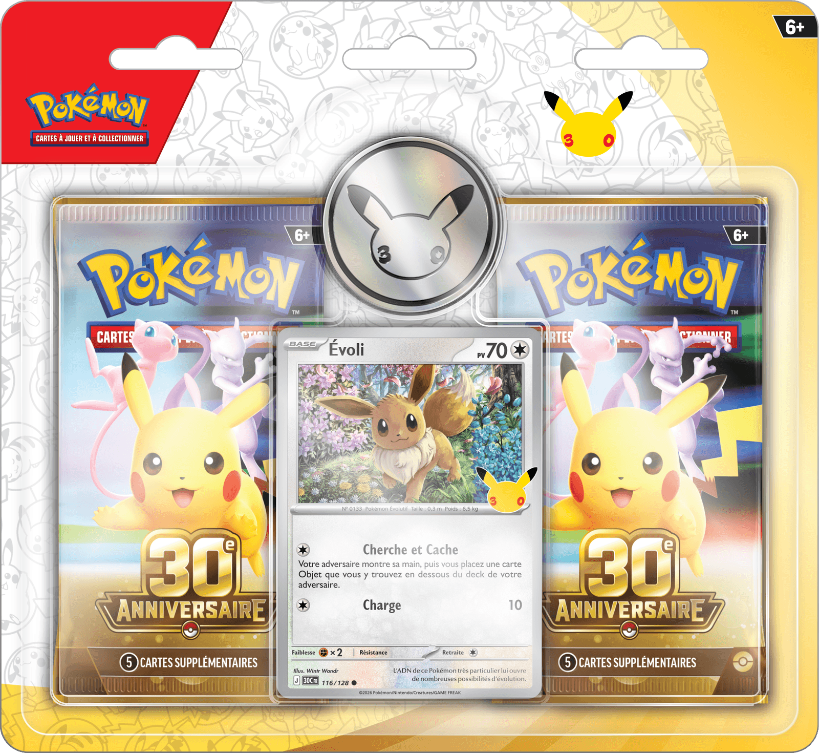 Blister 2 boosters Évoli